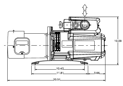 Orion Vacuum Pump krf-25 part breakdown image
