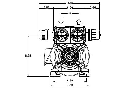 Orion Vacuum Pump krf-25 part breakdown image
